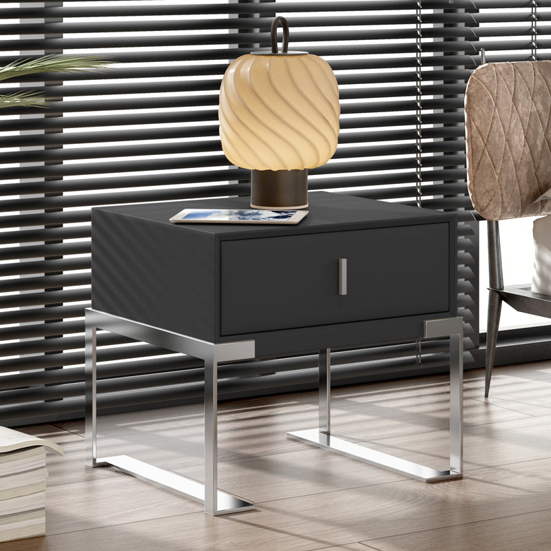 Modernisme lade opslag nachttafel houten bed nachtkastje met lade