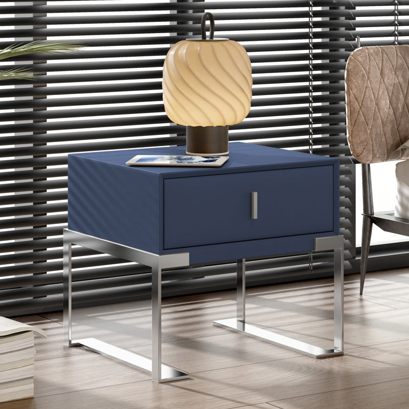 Modernisme lade opslag nachttafel houten bed nachtkastje met lade