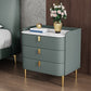 Contemporary Drawer Storage Bed Nightstand Wooden Night Table for Bedroom