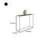 Tavolino console rettangolare ironcraft tabella per la sala