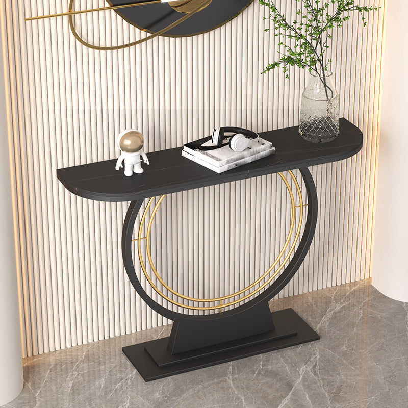 Tavolo con console piedistallo a mezza7 glam resistente al graffio