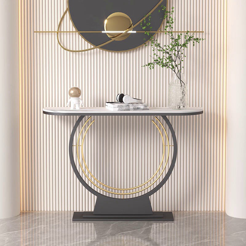 Tavolo con console piedistallo a mezza7 glam resistente al graffio