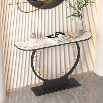 Tavolo con console piedistallo a mezza7 glam resistente al graffio