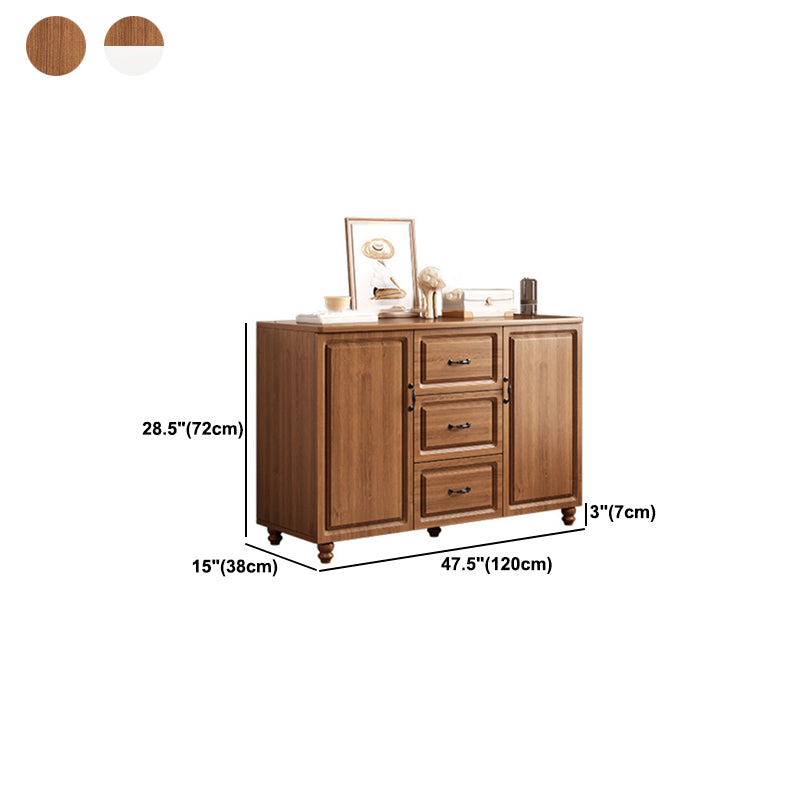Wood Accent Cabinet with Drawer Contemporary Rectangle Side Cabinet Clearhalo 'Cabinets & Chests' 'cabinets_chests' 'furn' 'furn_cabinets_chests' 'Furniture' 'Living Room Furniture' 5413793