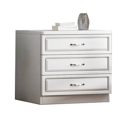 引き出し長方形のアクセントチェストを備えた現代の木材アクセントキャビネット