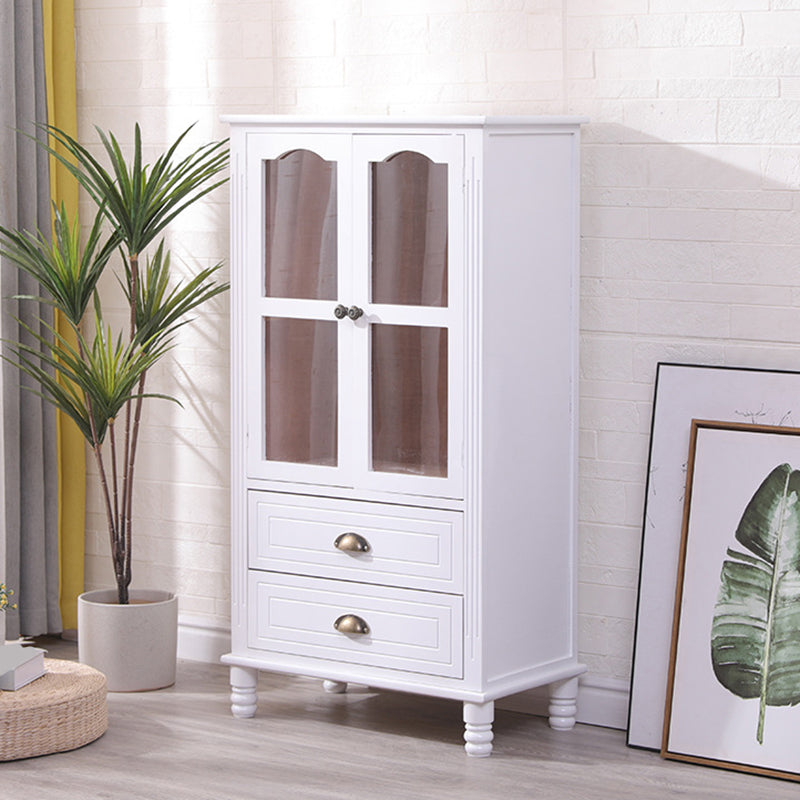 23.62" L x 13.77" W Industrial Wood Accent Cabinet with Drawer Rectangle Side Cabinet