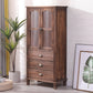 23.62 "L x 13.77" W Industrial Wood Accent Cabinet met lade rechthoekige zijkast