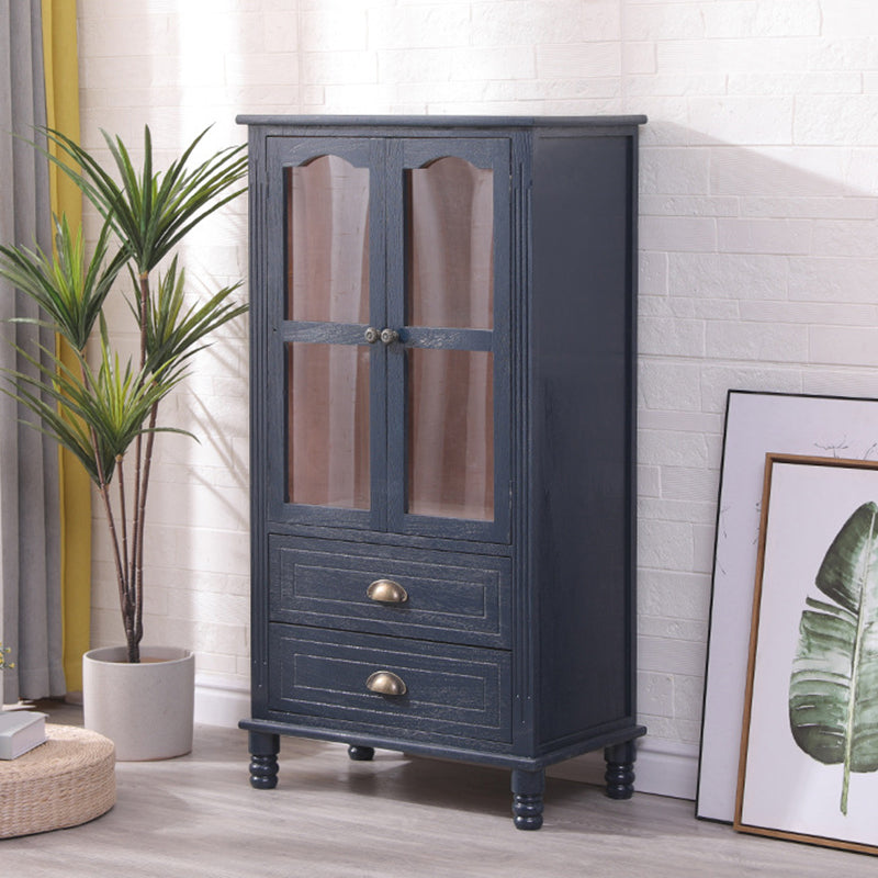 23.62 "L x 13.77" W Industrial Wood Accent Cabinet met lade rechthoekige zijkast