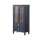 23.62 "L x 13.77" W Industrial Wood Accent Cabinet met lade rechthoekige zijkast