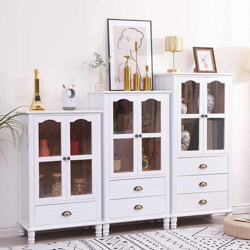 23.62 "L x 13.77" w産業用木材アクセントキャビネット引き出し長方形サイドキャビネット