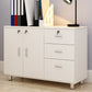 Contemporary Wood Accent Cabinet with Drawer Rectangle Side Cabinet