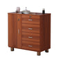 Contemporary Wood Accent Cabinet with Drawer Rectangle Side Cabinet