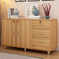 Contemporary Wood Accent Cabinet with Drawer Rectangle Side Cabinet