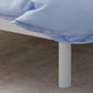 Legno di pino da letto in metallo 78,74 "L tela del letto moderno letto in grigio
