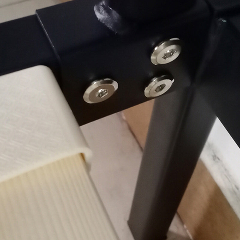 Legno di pino da letto in metallo 78,74 "L tela del letto moderno letto in grigio