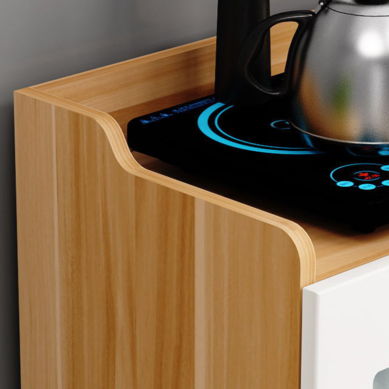 現代のダイニングサーバーは、リビングルーム用の木材サーバーを製造しました