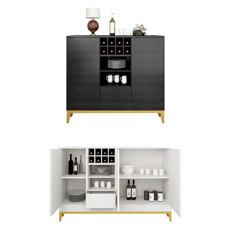 Sideboard di lusso di archiviazione del rettangolo di legno con cassetti e porte