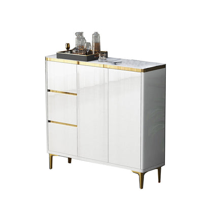 Server da pranzo bianco contemporaneo prodotto in legno regolabile server