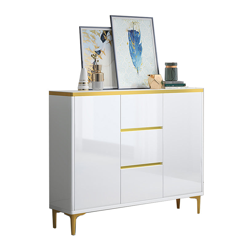 Server da pranzo bianco contemporaneo prodotto in legno regolabile server