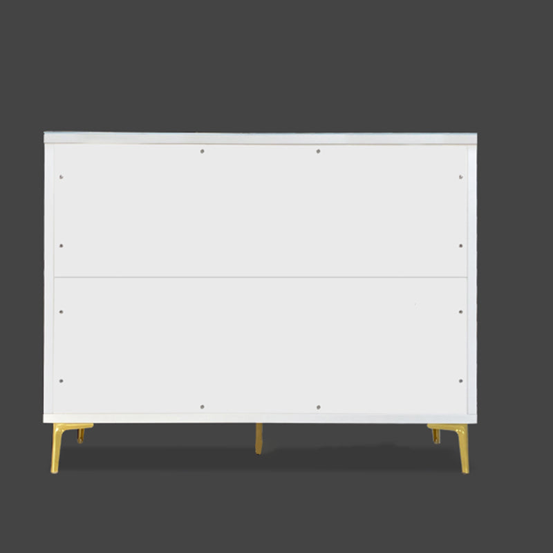 Server da pranzo bianco contemporaneo prodotto in legno regolabile server