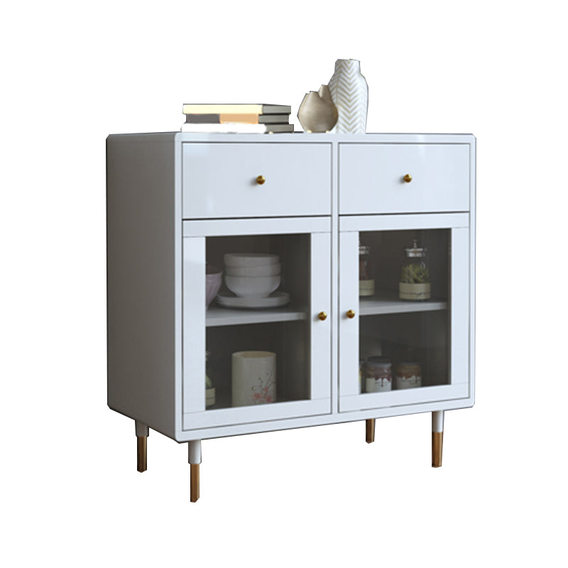 Sideboard di archiviazione di lusso Sideboard di rettangolo in legno per sala da pranzo