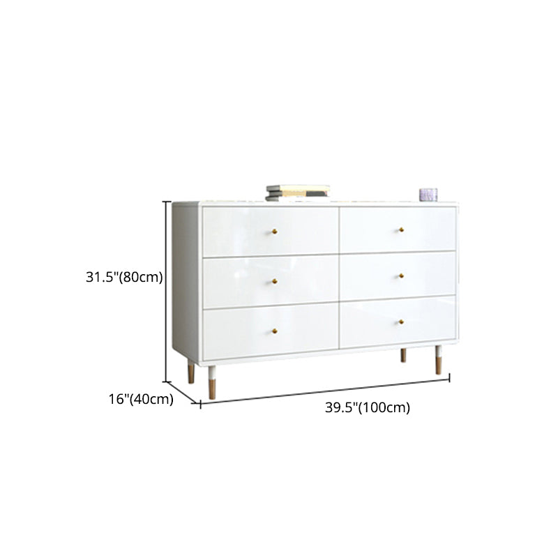 Sideboard di archiviazione di lusso Sideboard di rettangolo in legno per sala da pranzo