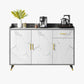 Glam Stone Sideboard Scaffali regolabili per la sala da pranzo Cucina Sideboard