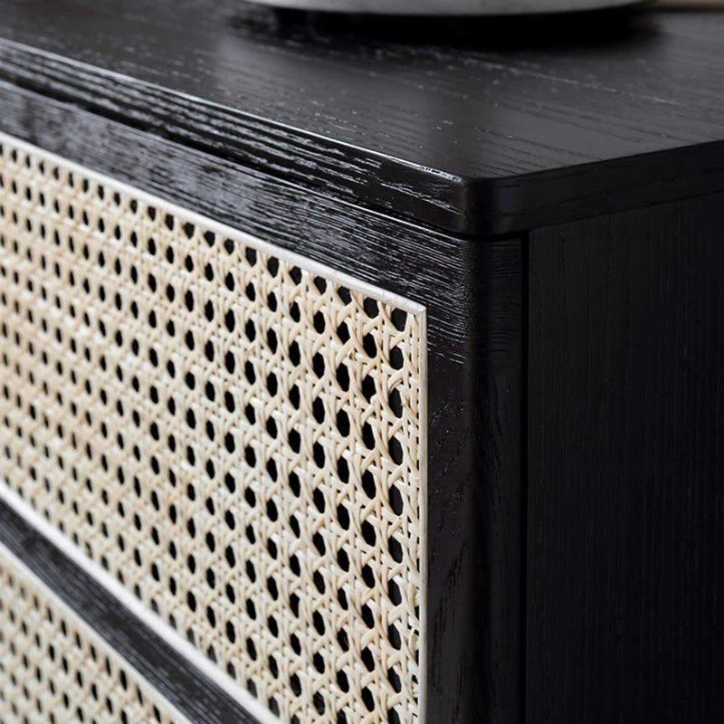 Gabinetto di sideboard del soggiorno in legno di pino mobile server moderno con archiviazione