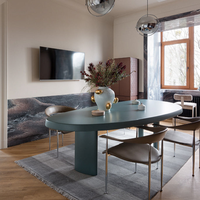 フリーフォーム産業スタイルの作業テーブルソリッドウッドオフィスデスク