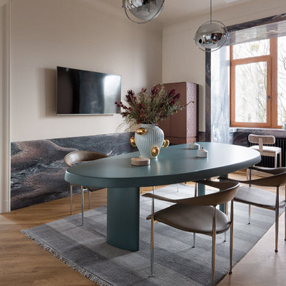 フリーフォーム産業スタイルの作業テーブルソリッドウッドオフィスデスク