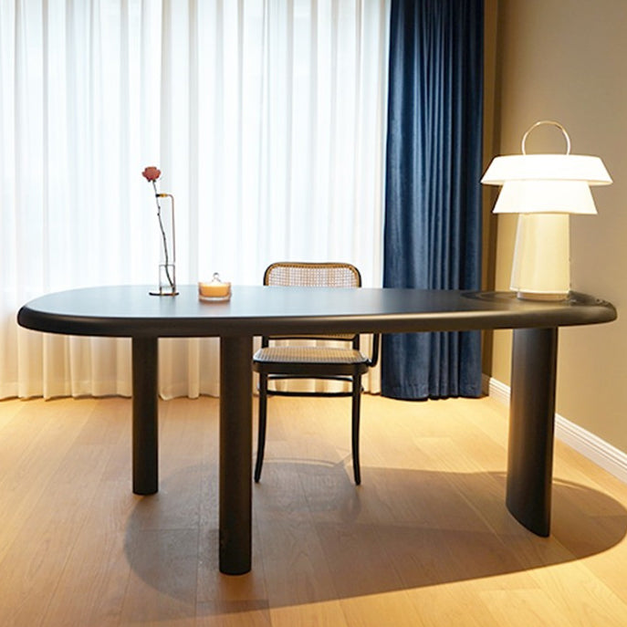 フリーフォーム産業スタイルの作業テーブルソリッドウッドオフィスデスク