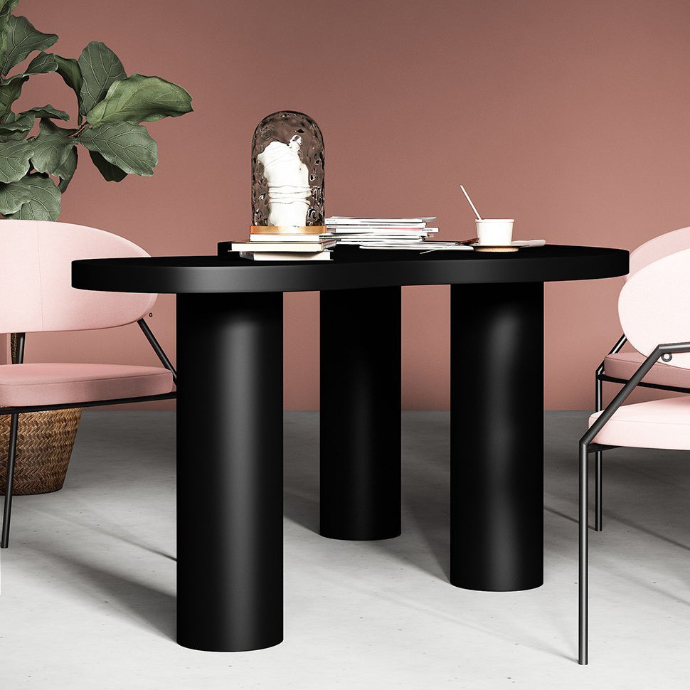 フリーフォームソリッドウッドワーキングテーブル3脚の産業オフィステーブル