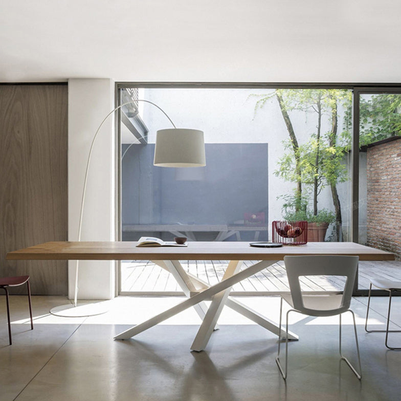 台座ベースの長方形のオフィステーブル工業事務所デスク