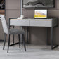Modern 2-drawer Office Desk Sintered Stone Rectangular Desk for Home Clearhalo 'furn' 'furn_office_desk' 'Furniture' 'Office Desks' 'Office Furniture' 'office_desk' 5419238