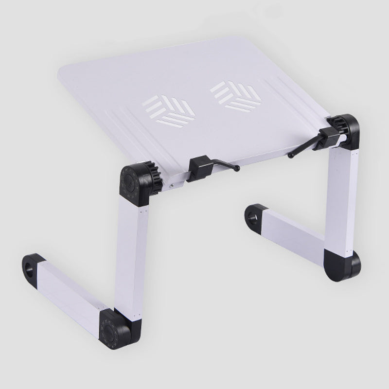 Modern Folding Desk Home Bedroom Dormitory Artificial Wood Writing Desk White Clearhalo 'furn' 'furn_office_desk' 'Furniture' 'Office Desks' 'Office Furniture' 'office_desk' 5419279