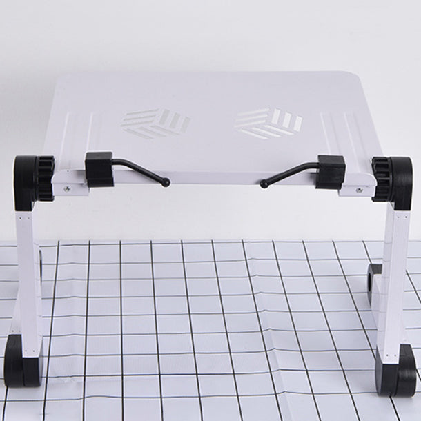 Modern Folding Desk Home Bedroom Dormitory Artificial Wood Writing Desk Gloss White Clearhalo 'furn' 'furn_office_desk' 'Furniture' 'Office Desks' 'Office Furniture' 'office_desk' 5419281