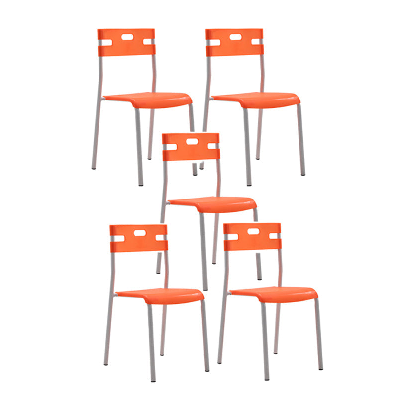 White Metal Modern Conference Chair Mid-Back Plastic Conference Stuhl