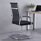 Silver Metal Modern Office Chair Mid and High Back Mesh and Leather Conference Chair Clearhalo 'furn' 'furn_office_chair' 'Furniture' 'Office Chairs' 'Office Furniture' 'office_chair' 5419378