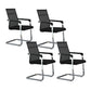 Silver Metal Modern Conference Chair With Breathable AirGrid Seat Office Chair