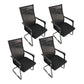 Silver Metal Modern Conference Chair With Breathable AirGrid Seat Office Chair