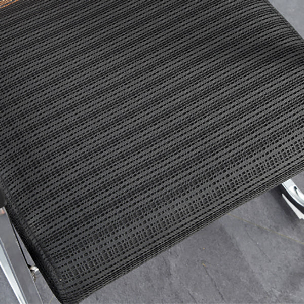 Silver Metal Modern Conference Chair With Breathable AirGrid Seat Office Chair