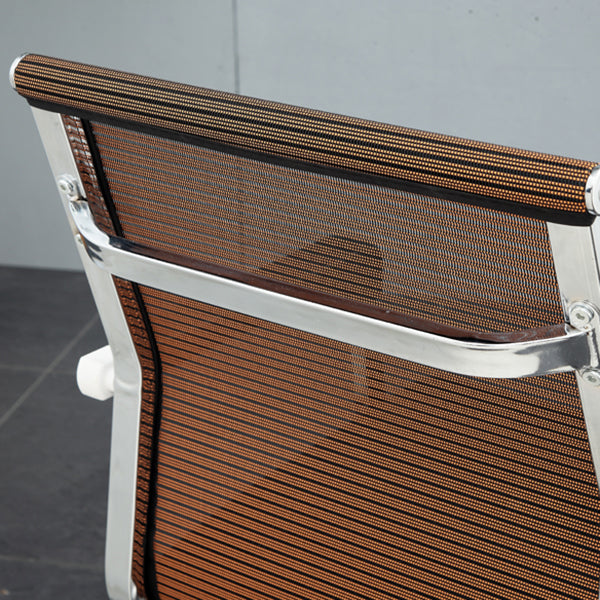 Silver Metal Modern Conference Stuhl mit atmungsaktivem Airgrid Seat Office Stuhl