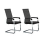 Silver Metal Modern Conference Chair With Breathable AirGrid Seat Office Chair