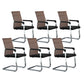 Silver Metal Modern Conference Stuhl mit atmungsaktivem Airgrid Seat Office Stuhl