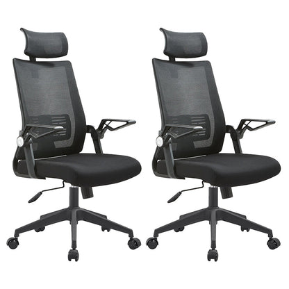 Schwarzer Nylon Modern Conference Chair Mid-Back und High Back Mesh Office Stuhl