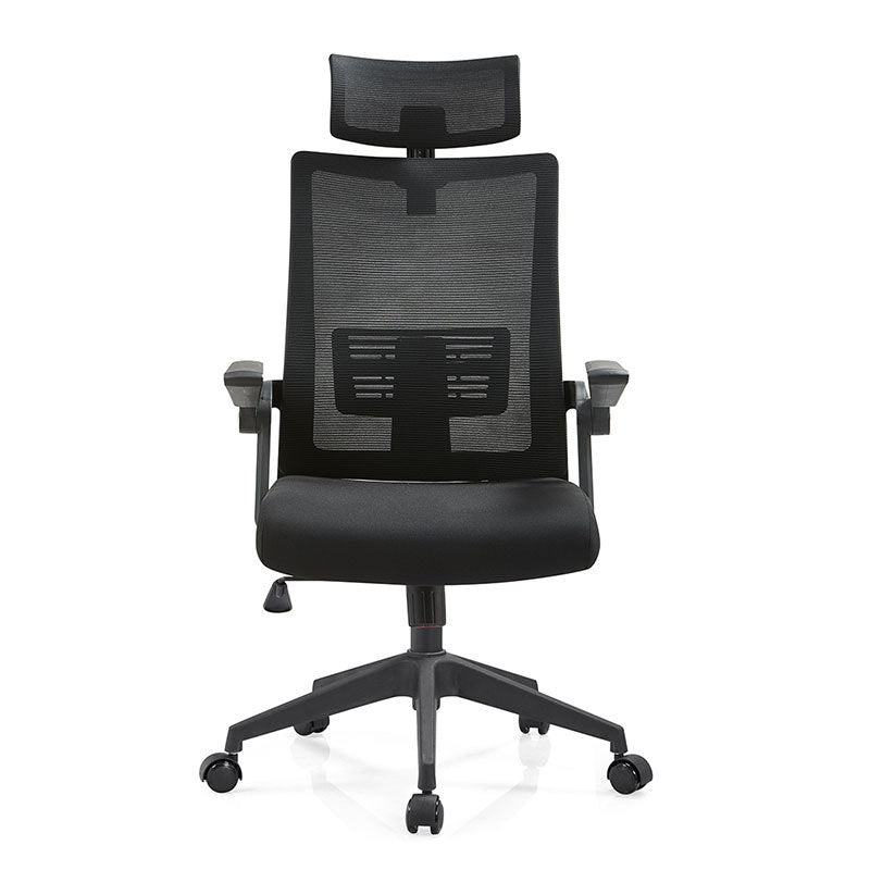 Président de la conférence moderne nylon noir Mid-back et High Back Mesh Office Chair