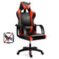 Swivel gamingstoel met zwarte nylon frame moderne computerbureau stoel met wielen