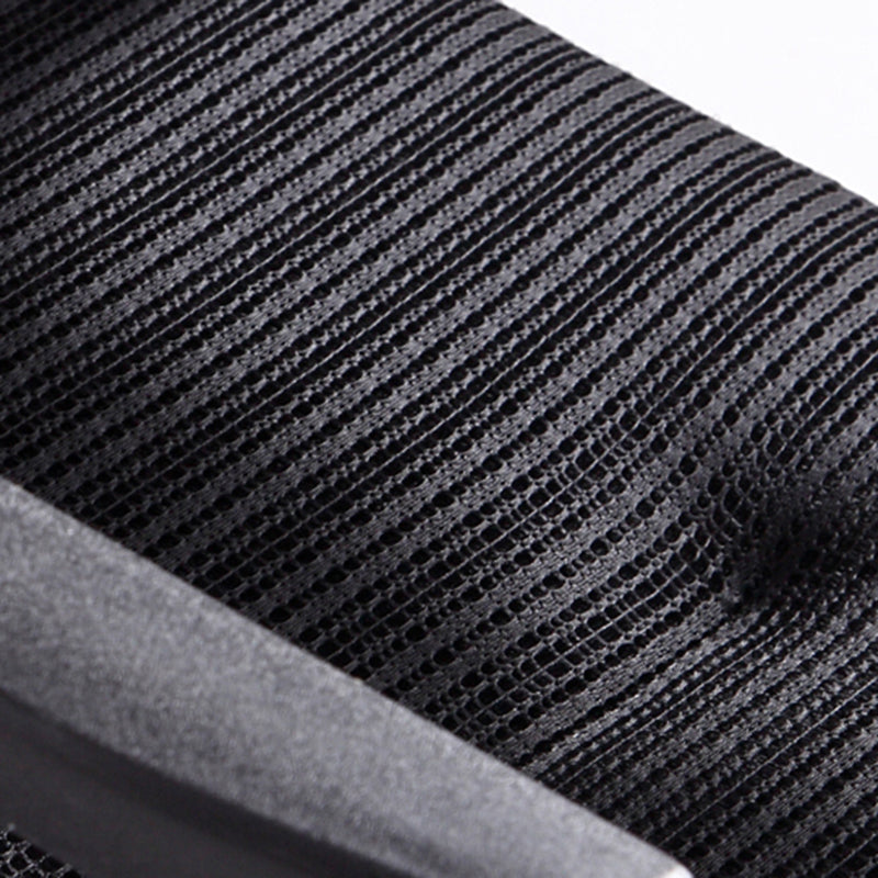 Silla moderna de escritorio de acero negro y naranja con silla de oficina en casa mediana y alta