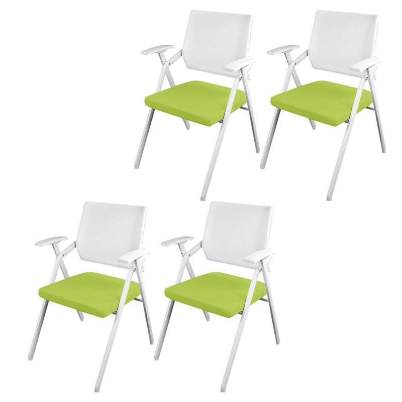 Mid Back Mesh Conference Chair Ergonomic Fixed Arms Bureau Stoel