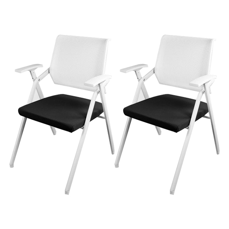 Mid Back Mesh Conference Chair Ergonomic Fixed Arms Bureau Stoel